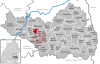 Location of the municipality of Betzenweiler in the Biberach district