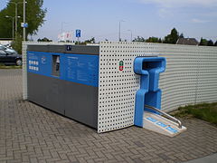 Distributeur automatique de vélos à la station de Nimègue.