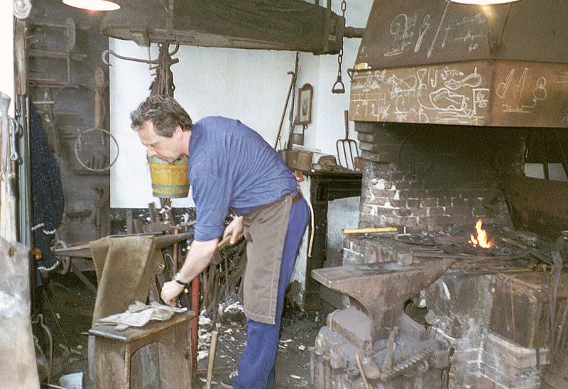 File:Blacksmith Zuiderzeemuseum.JPG