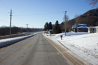 <span class="mw-page-title-main">Bluff Siding, Wisconsin</span> Unincorporated community in Wisconsin, United States