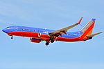 Miniatuur voor Bestand:Boeing 737-8H4(w) ‘N8631A’ Southwest Airlines (28443959891).jpg