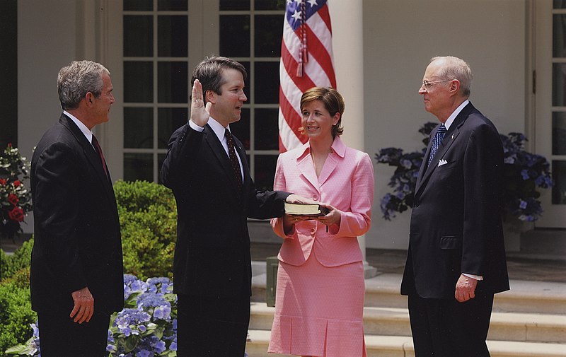 File:Brett Michael Kavanaugh Takes Oath.jpg