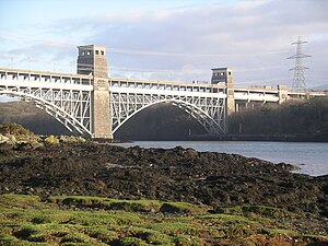 Britannia Bridge Train crossing 3.jpg