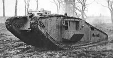 Image of a British tank used in World War I British Mark IV Tadpole tank.jpg