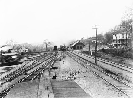 The rail depot of Brookfield Junction