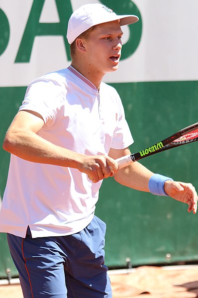 Brooksby at the 2021 French Open