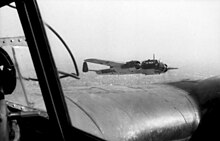 Do 17s in close formation. The view is towards the left rear of the pilot's seat. Bundesarchiv Bild 101I-343-0679-06A, Belgien-Frankreich, Flugzeug Dornier Do 17.jpg