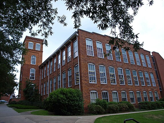 Godfrey Hall, constructed in 1897, formerly housed the Textile Department.