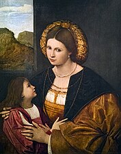   016 Ritratto di gentildonna con il figlio - Bernardino Licinio
