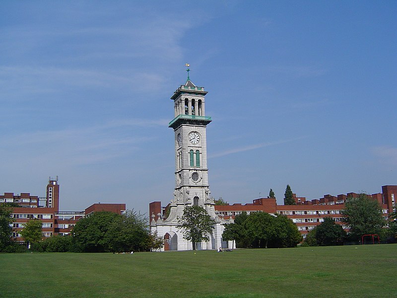 File:Caledonian Park Clock Tower.jpg