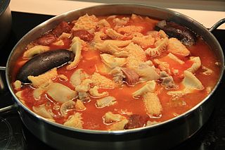 Callos Spanish beef tripe and sausage stew