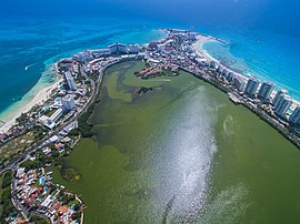 Lagune in Cancún