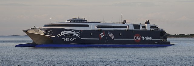 HSC Incat 059 'The Cat': Yarmouth, NS - Bar Harbor, ME, Yarmouth, NS - Portland, ME