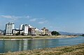 Views of Chikugo River from Harazuru-ohashi Bridge 原鶴大橋からの筑後川