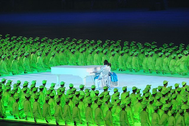 Lang Lang performing at the Opening Ceremony of the 2008 Summer Olympics