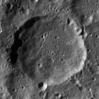 <span class="mw-page-title-main">Clark (lunar crater)</span> Lunar impact crater