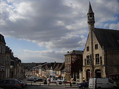 La place de l'Hôtel-de-ville.