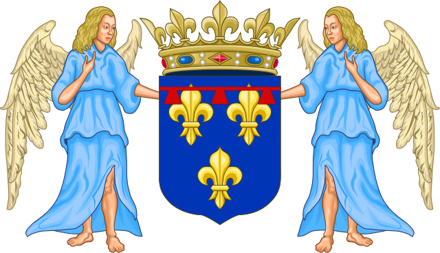 Description de l'image Coat of Arms of Prince Charles-Louis, Duke of Chartres.svg.
