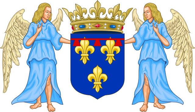 Description de l'image Coat of Arms of Prince Charles-Louis, Duke of Chartres.svg.