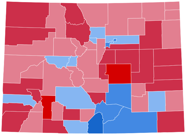 Colorado Presidential Election Results 1988.svg