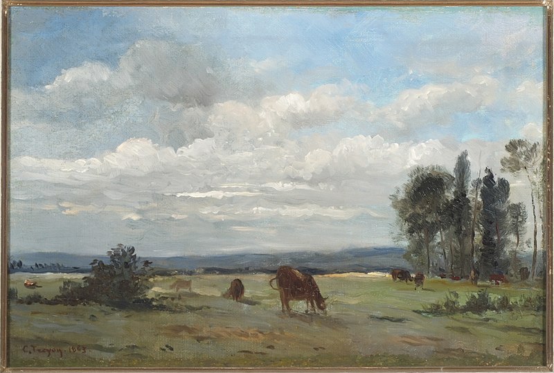 File:Constant Troyon - Landschap met grazende koeien. - 55399 - Museum Gouda.jpg