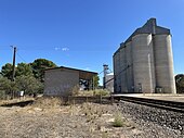 Railway station building viewed from the south east side