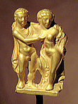 Statue of a Hellenistic couple, Sirkap.