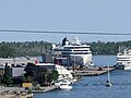 Thumbnail for File:Cruise ships Viking Polaris and Pearl Mist, moored at Toronto, 2023 05 27 (52930791613).jpg