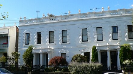 Cypress Terrace, East Melbourne, an example of well-preserved terraces