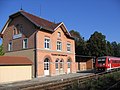 km 13,632 former station building (today = touristinformation)