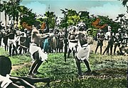 Mantampa Fight of two Papel men (60s). DC - CI No 09 - Guine Portuguesa - Luta da Mantampa "Papeis".jpg