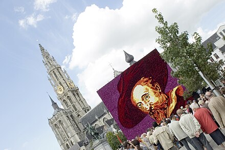 The 'bloemencorso' in Antwerp