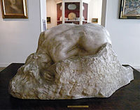 Danae, d'Auguste Rodin (1885). Muséu de Bagnols-sur-Cèze (Gard, Francia).