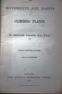 <i>On the Movements and Habits of Climbing Plants</i>
