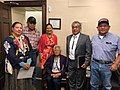 Deb Haaland with Native downwinders and miners in 2019.jpg