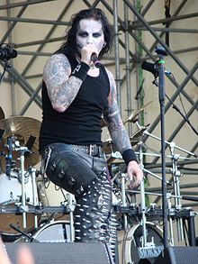 Shagrath cantante de Dimmu Borgir 