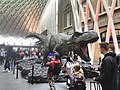 Dinosaur at Kings Cross station - 50815269477.jpg