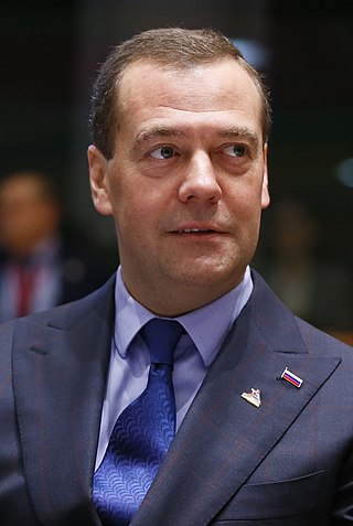 <span class="mw-page-title-main">Dmitry Medvedev</span> President of Russia (2008–2012)