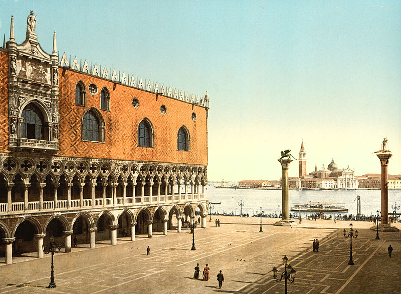 File:Doge's Palace and piazzetta, Venice, Italy, 1890s.jpg