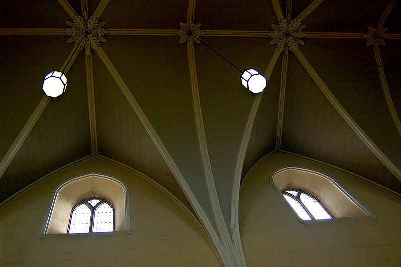 File:Downpatrick - Down Cathedral Interior - Ceiling - geograph.org.uk - 3694463.jpg