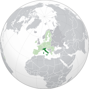 размер и состав территории италии