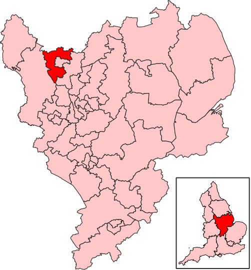 Etholaeth Gogledd-ddwyrain Swydd Derby yn Nwyrain Canolbarth Lloegr