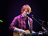 Two-time winner Ed Sheeran. Ed Sheeran, V Festival 2014, Chelmsford (14788797777).jpg