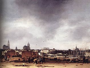 Vue de Delft, après l'explosion de 1654