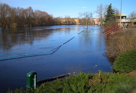 Flood in Tartu (Estonia)