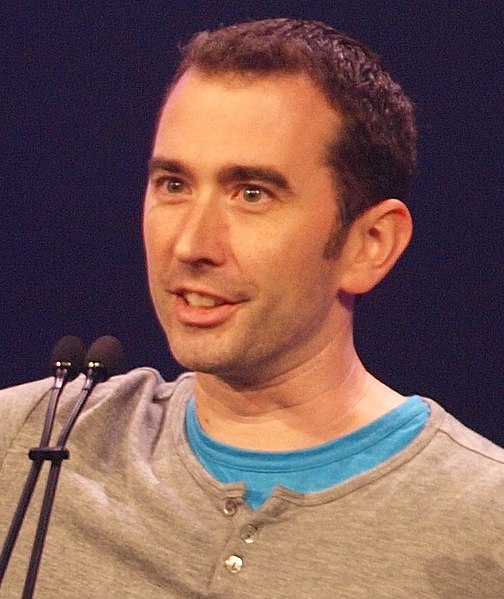 Wells at the Game Developers Choice Awards in 2010