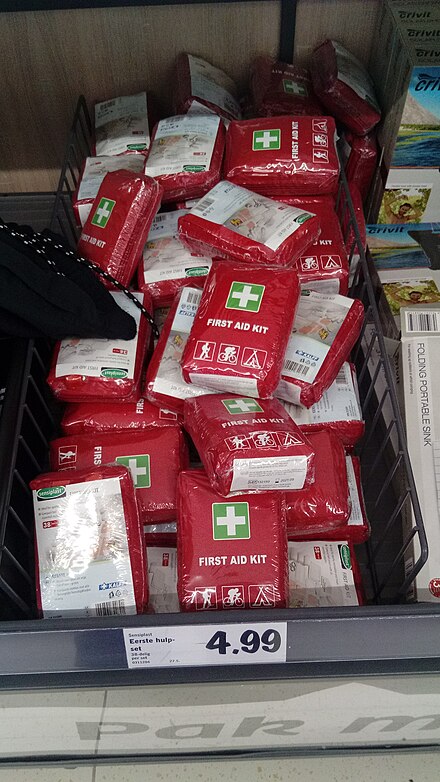Small first-aid kits are cheap and compact