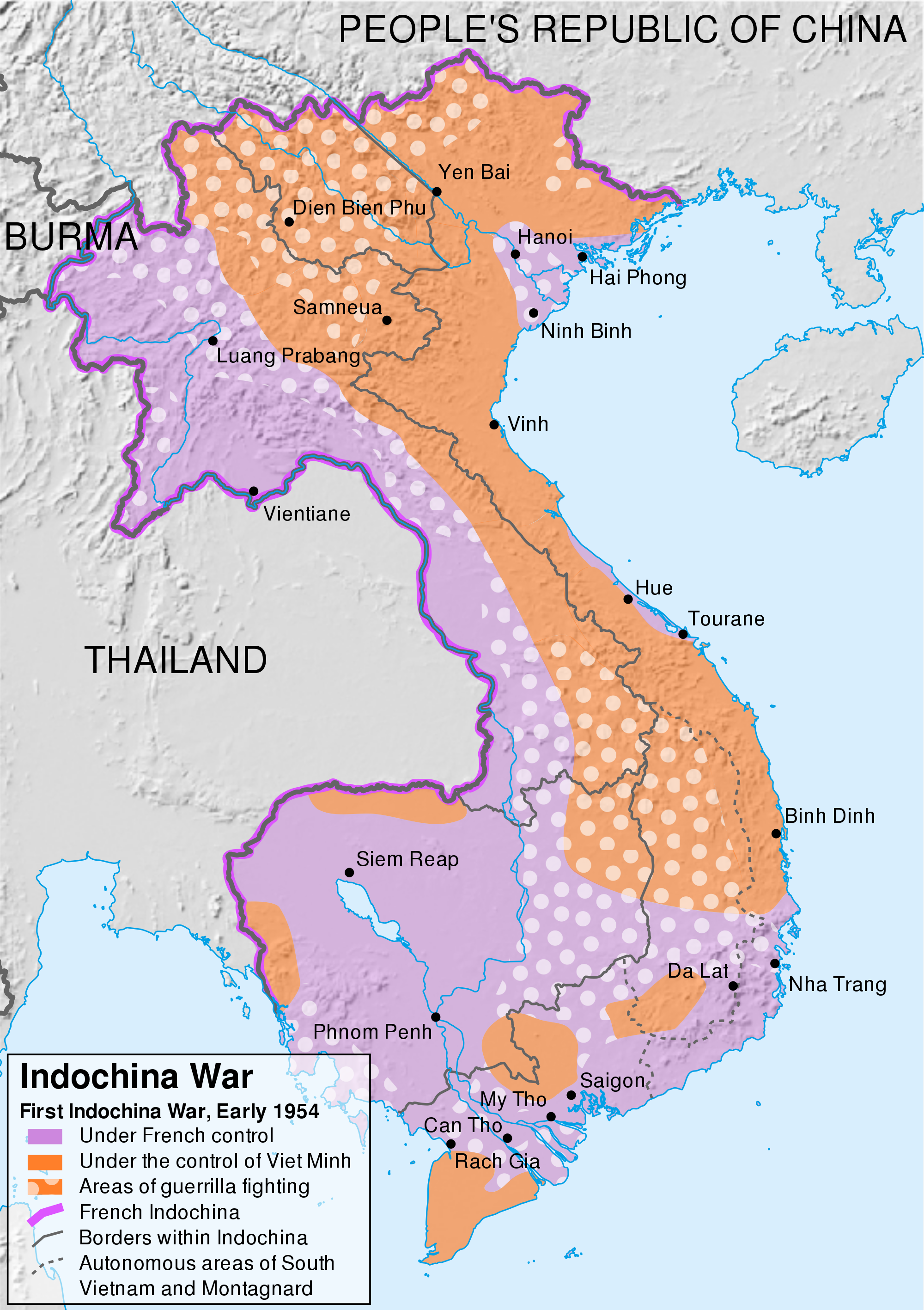 Image result for Viet-Minh attack Laos - 1953 - 1954
