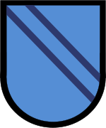 Bývalý americký armádní 143. pěší pluk-2. prapor Beret Flash.svg