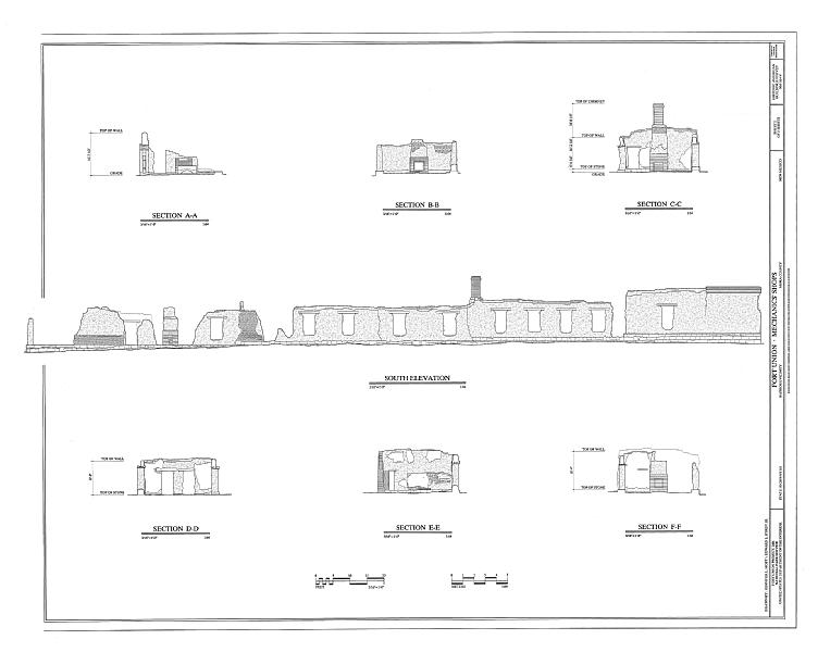 File:Fort Union, Mechanics' Shops, State Highway No. 161, Watrous, Mora County, NM HABS NM-164-V (sheet 5 of 5).tif